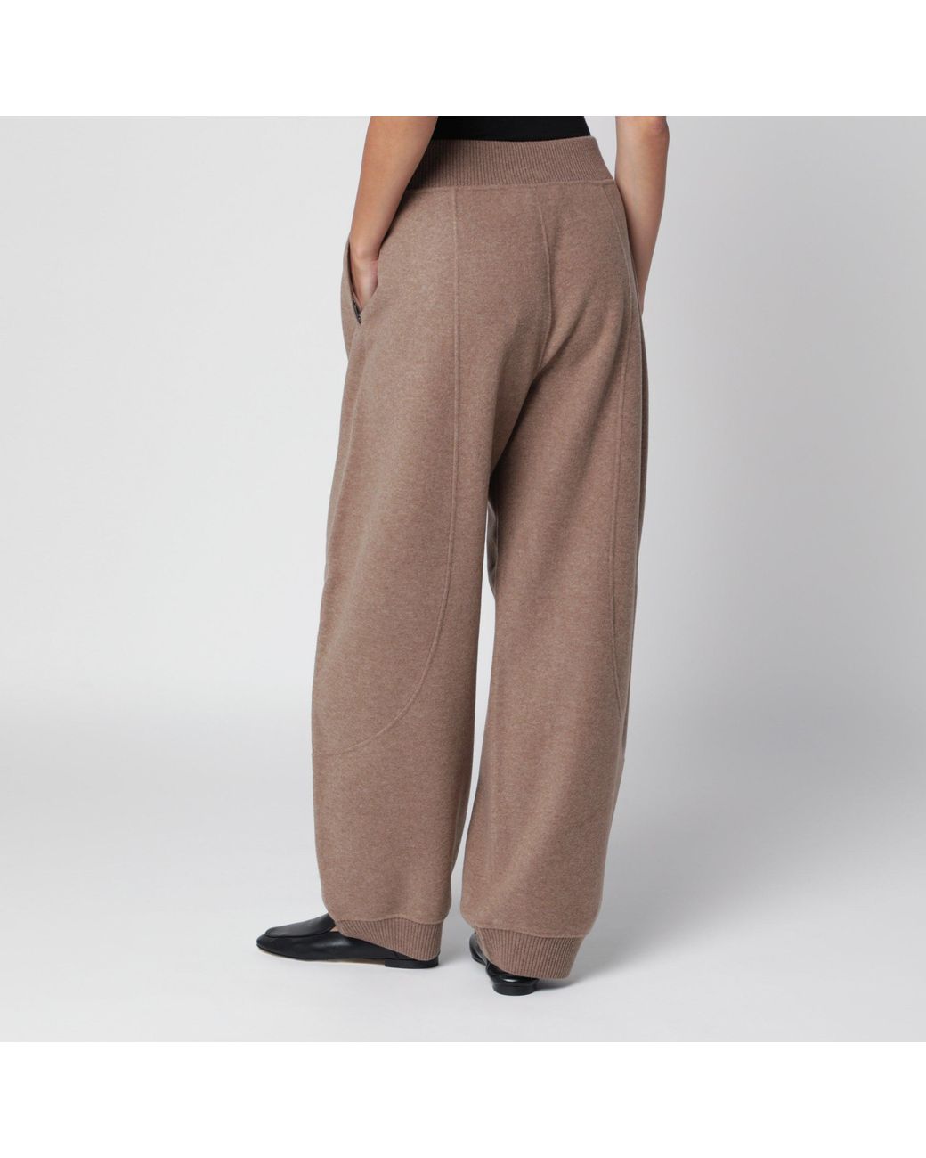 Max Mara Brown Jogger Trousers