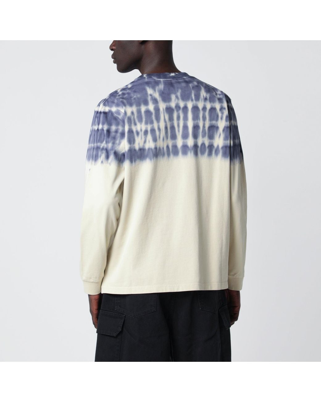 J.W. Anderson Blue Écru/ Logo Print Sweatshirt for men