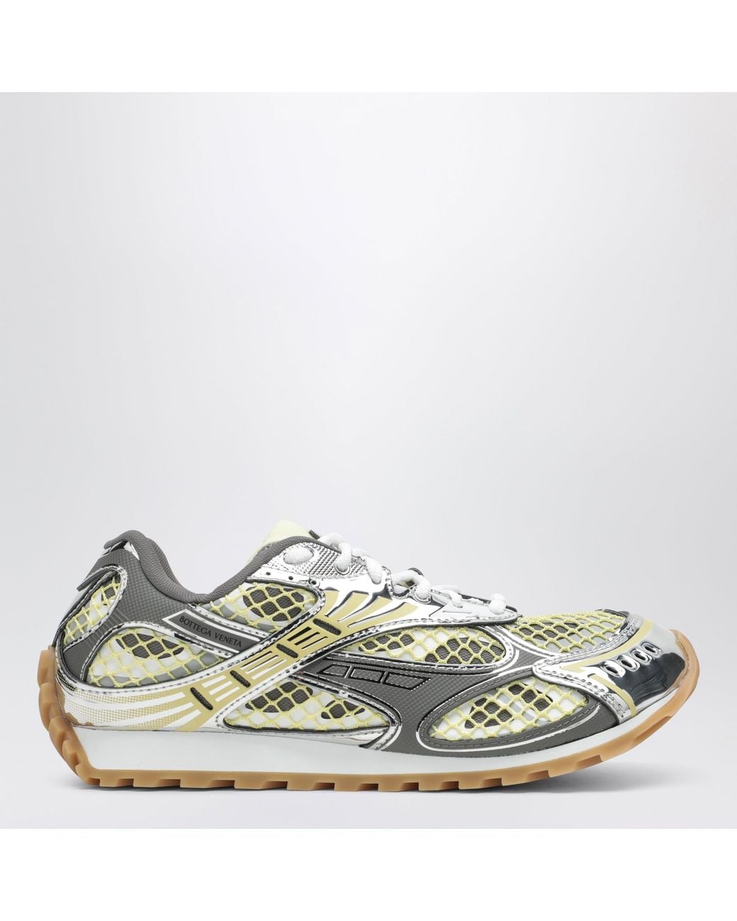 Bottega Veneta Metallic Orbit Zesty Basalt Sneakers