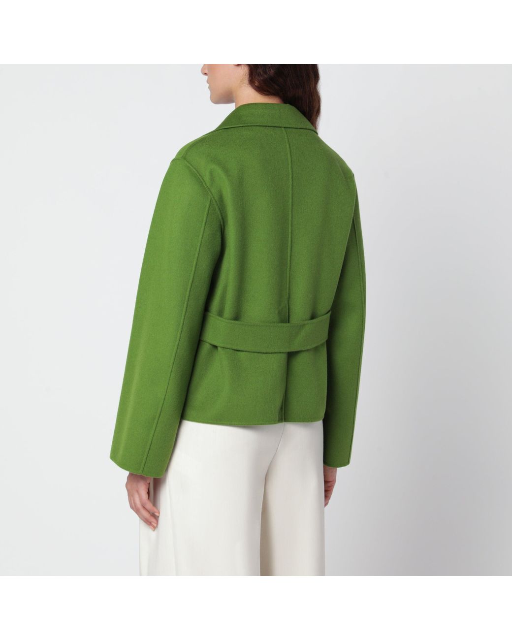 Weekend by Maxmara Green Cropped Jacket