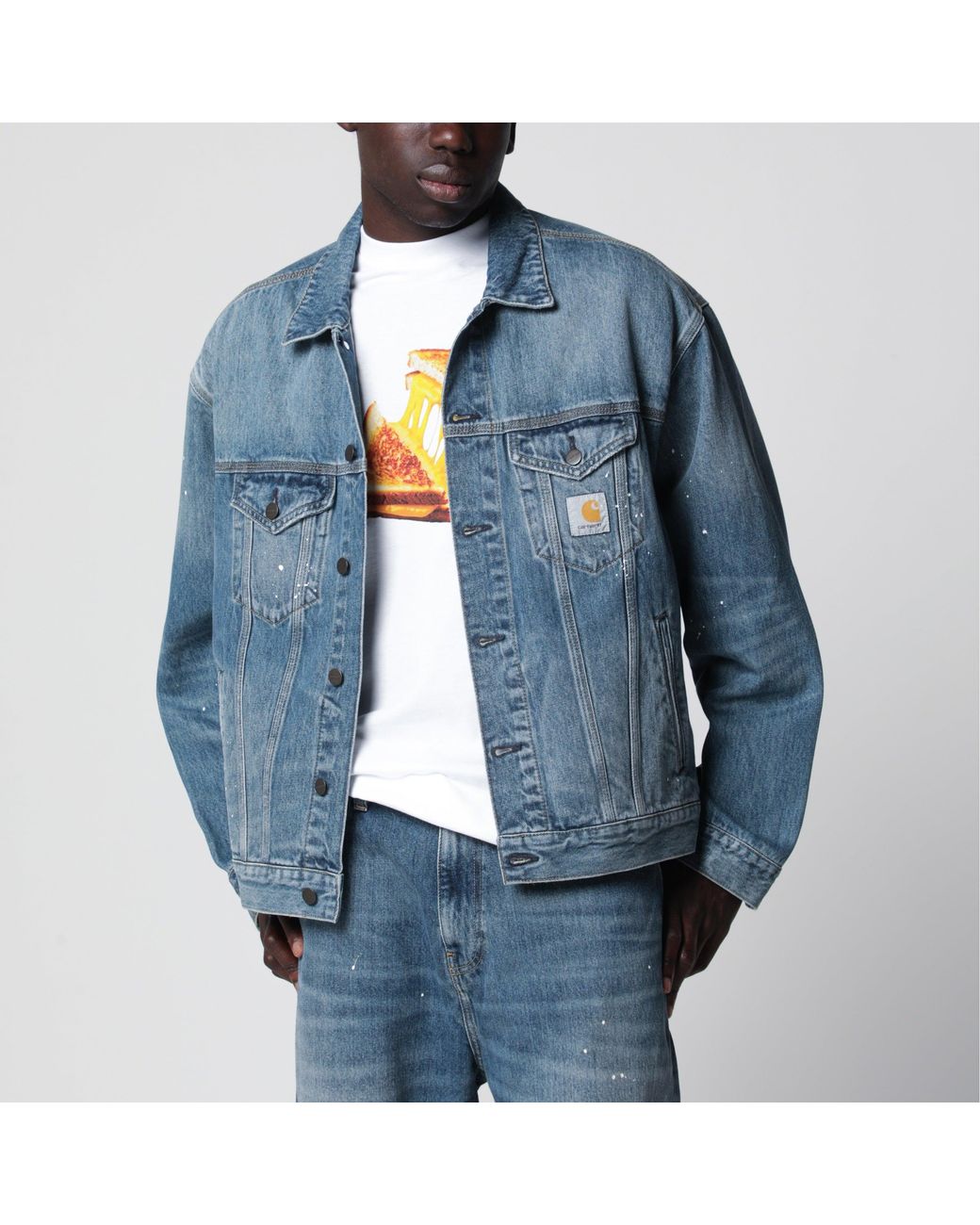 Carhartt Blue Helston Jacket for men