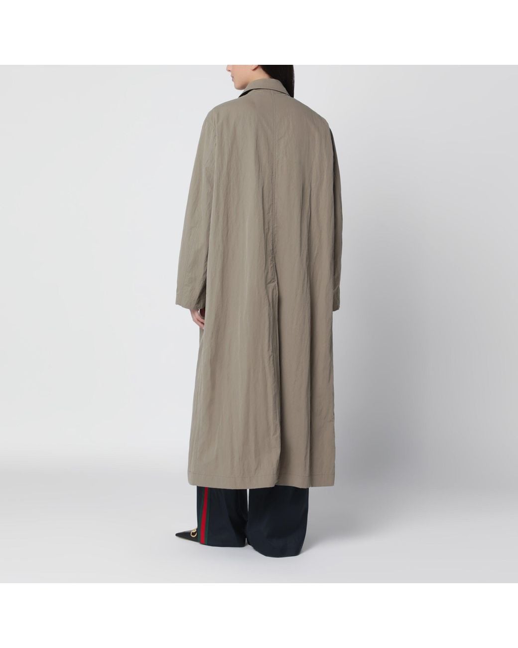 Gucci Black Oversized Trench Coat