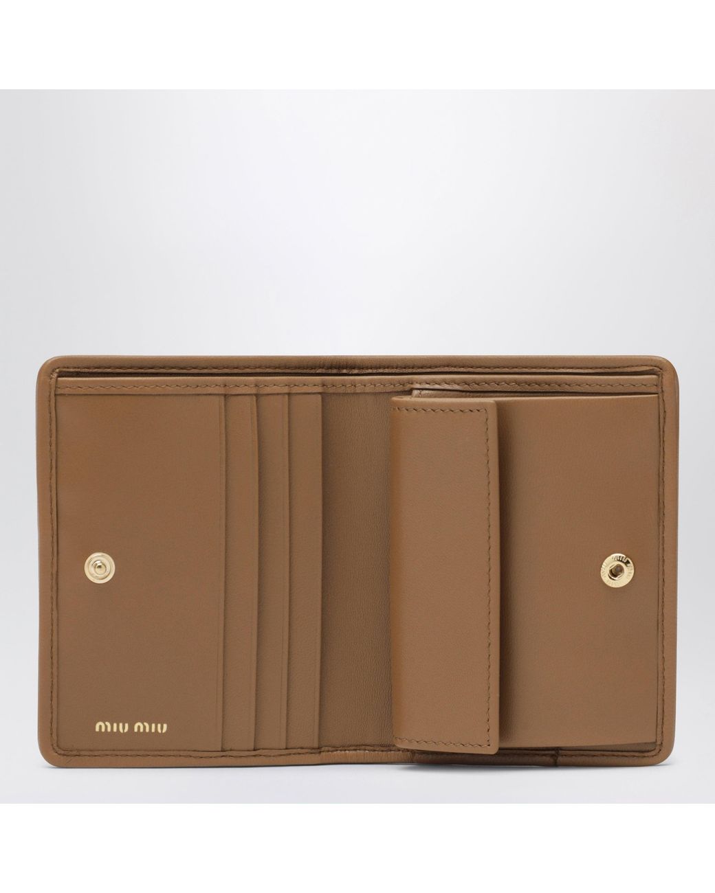 Miu Miu Brown Caramel Wallet