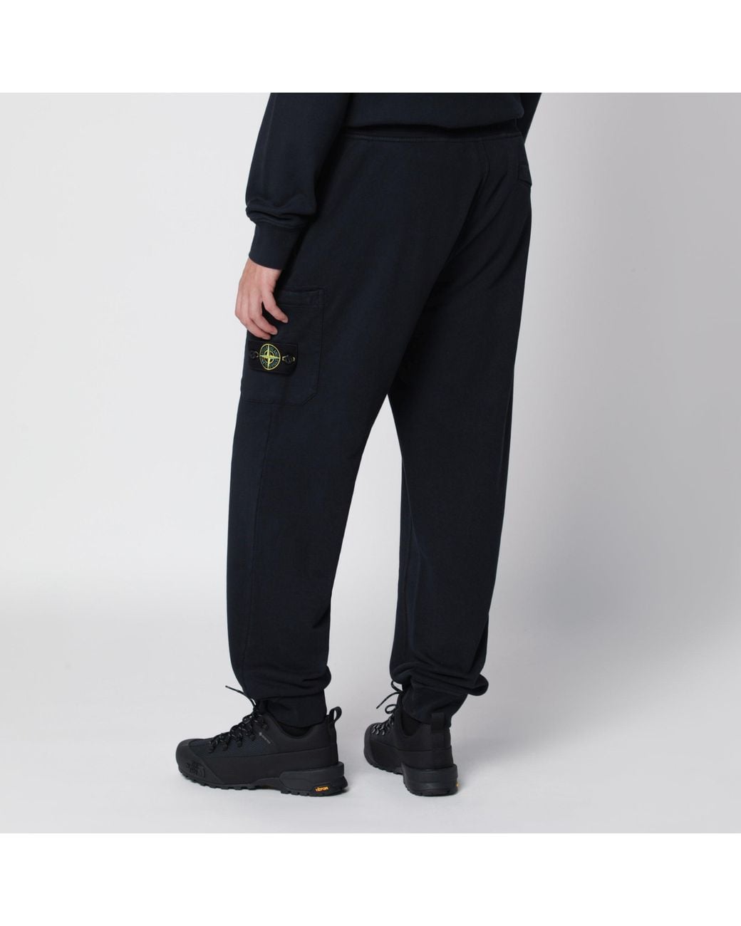 Stone Island Black Jogging Trousers for men