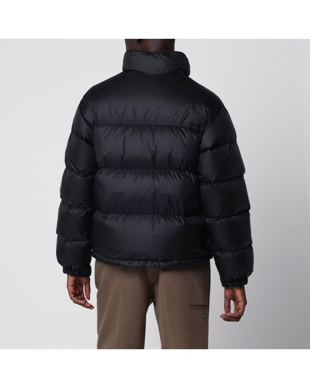 Burberry Black Highlands Nylon Down Jacket for men