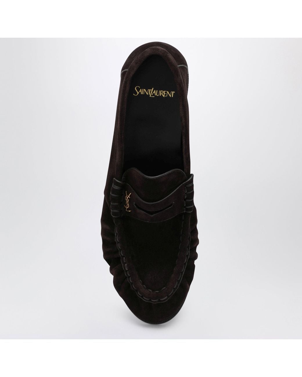 Saint Laurent Black Le Loafer Moccasins