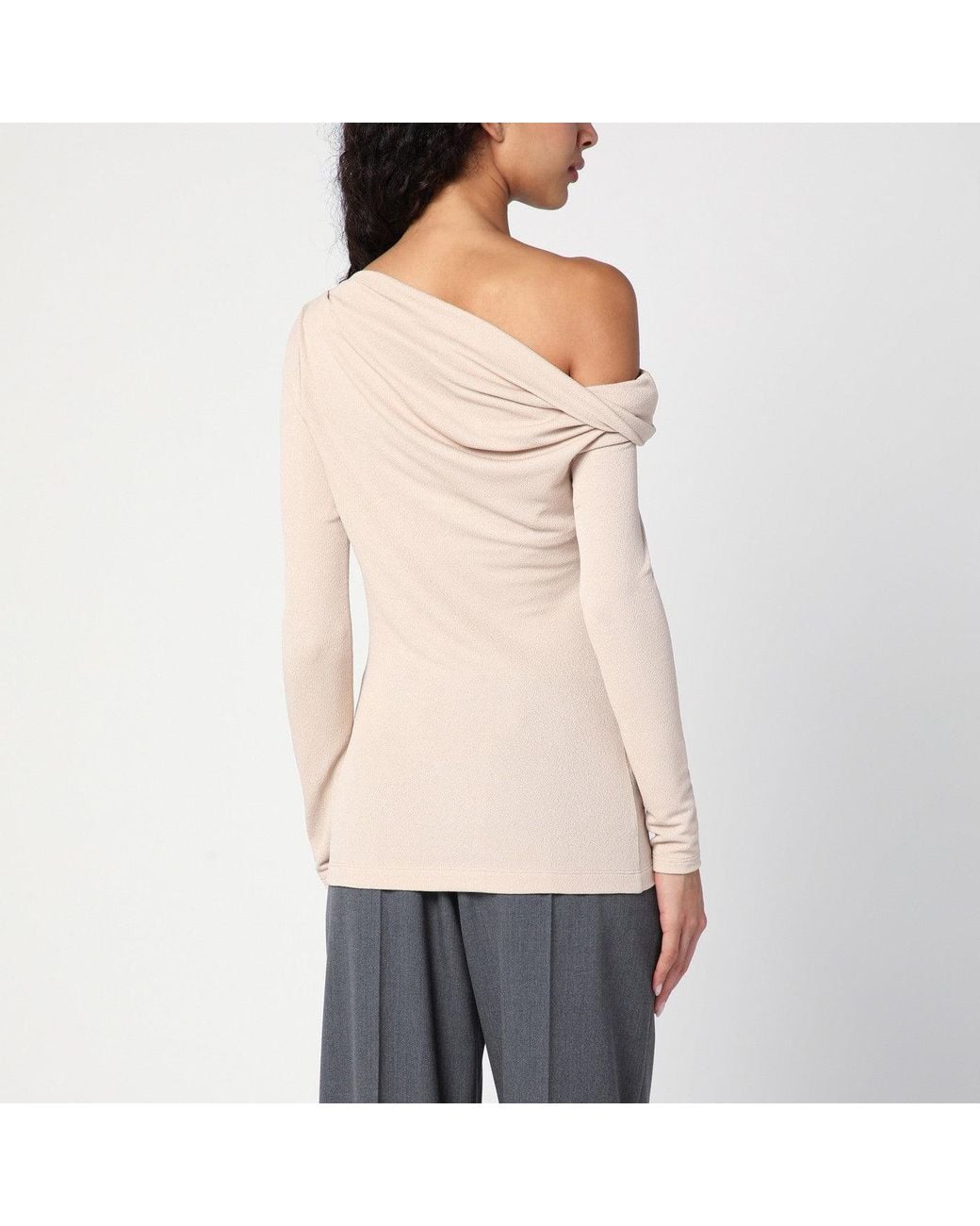 Givenchy Natural Sweater With Bare Shoulder
