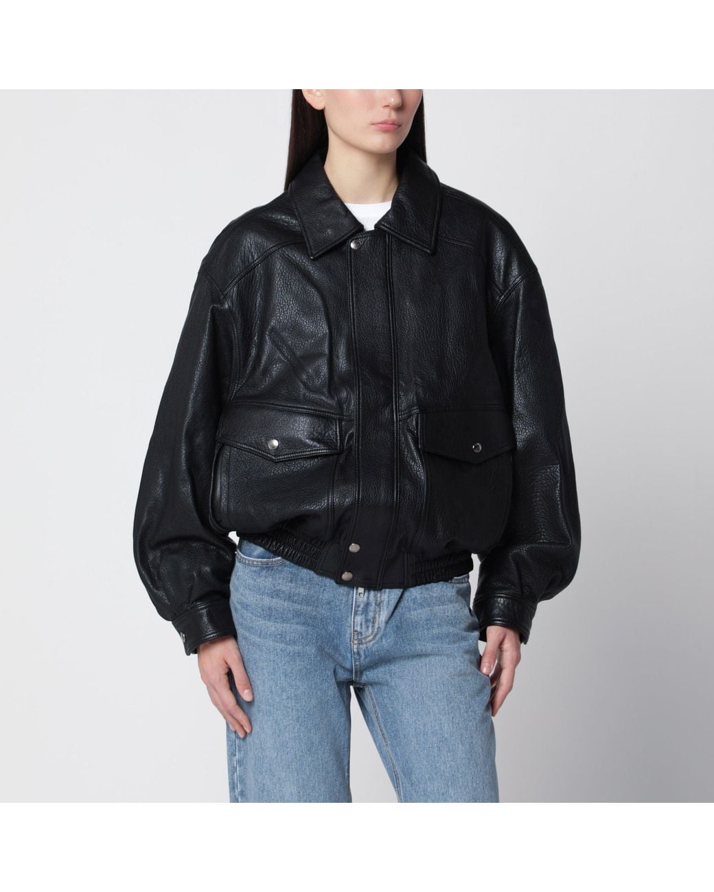 DUNST Black Oversized Blouson