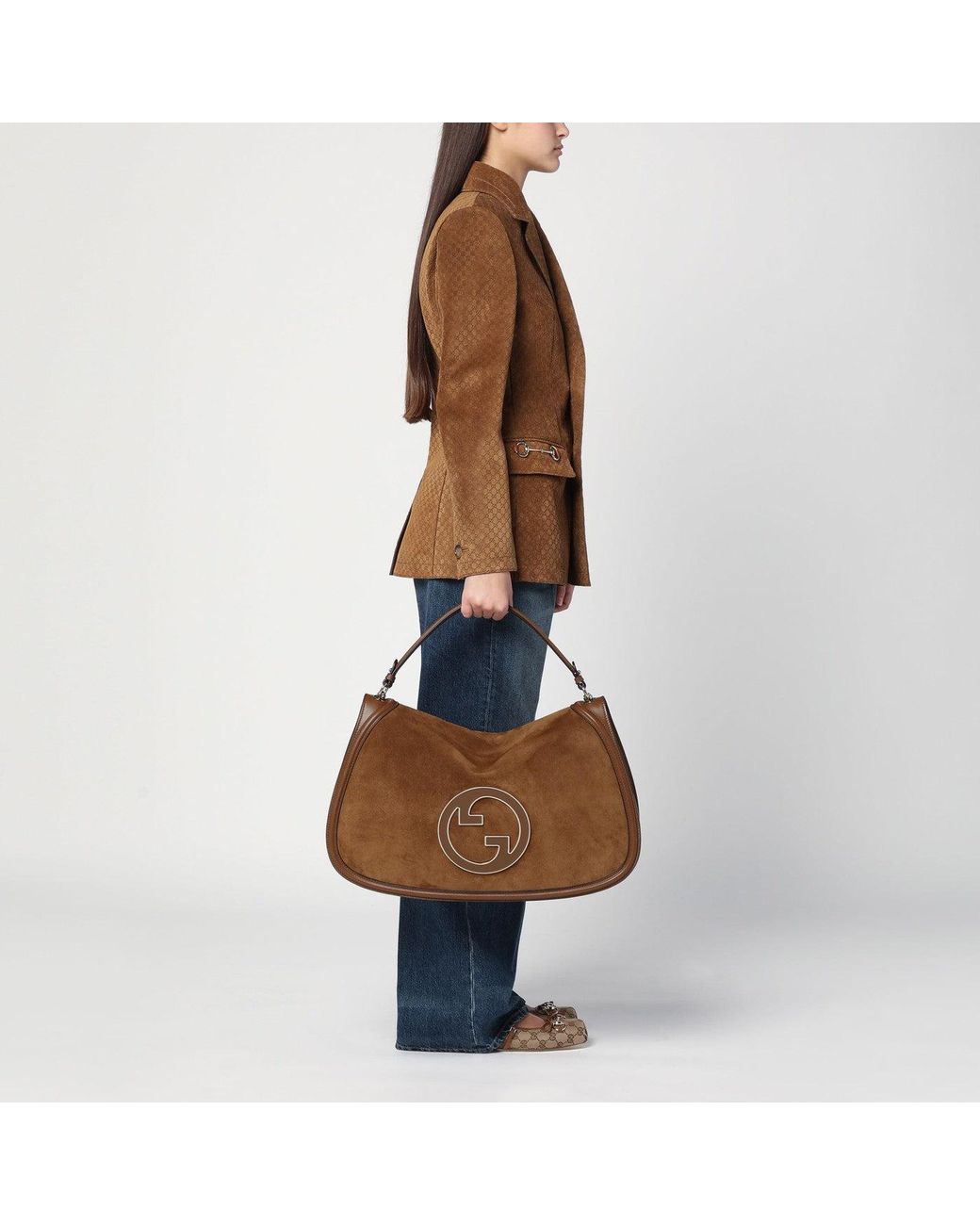 Gucci Brown Large Blondie Handbag