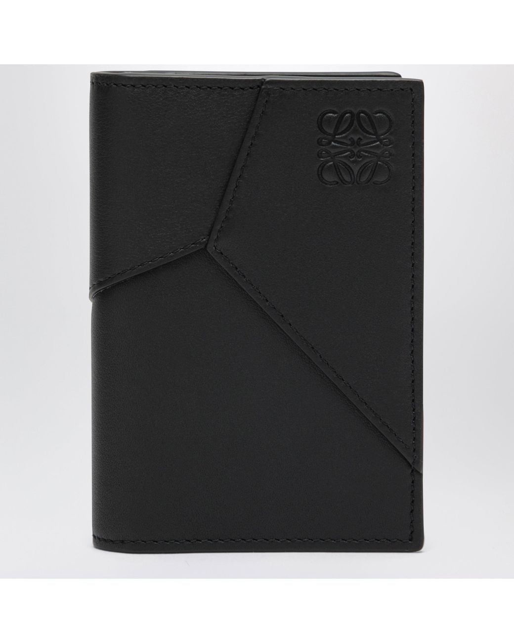 Loewe Black Puzzle Bi-Fold Card Holder for men