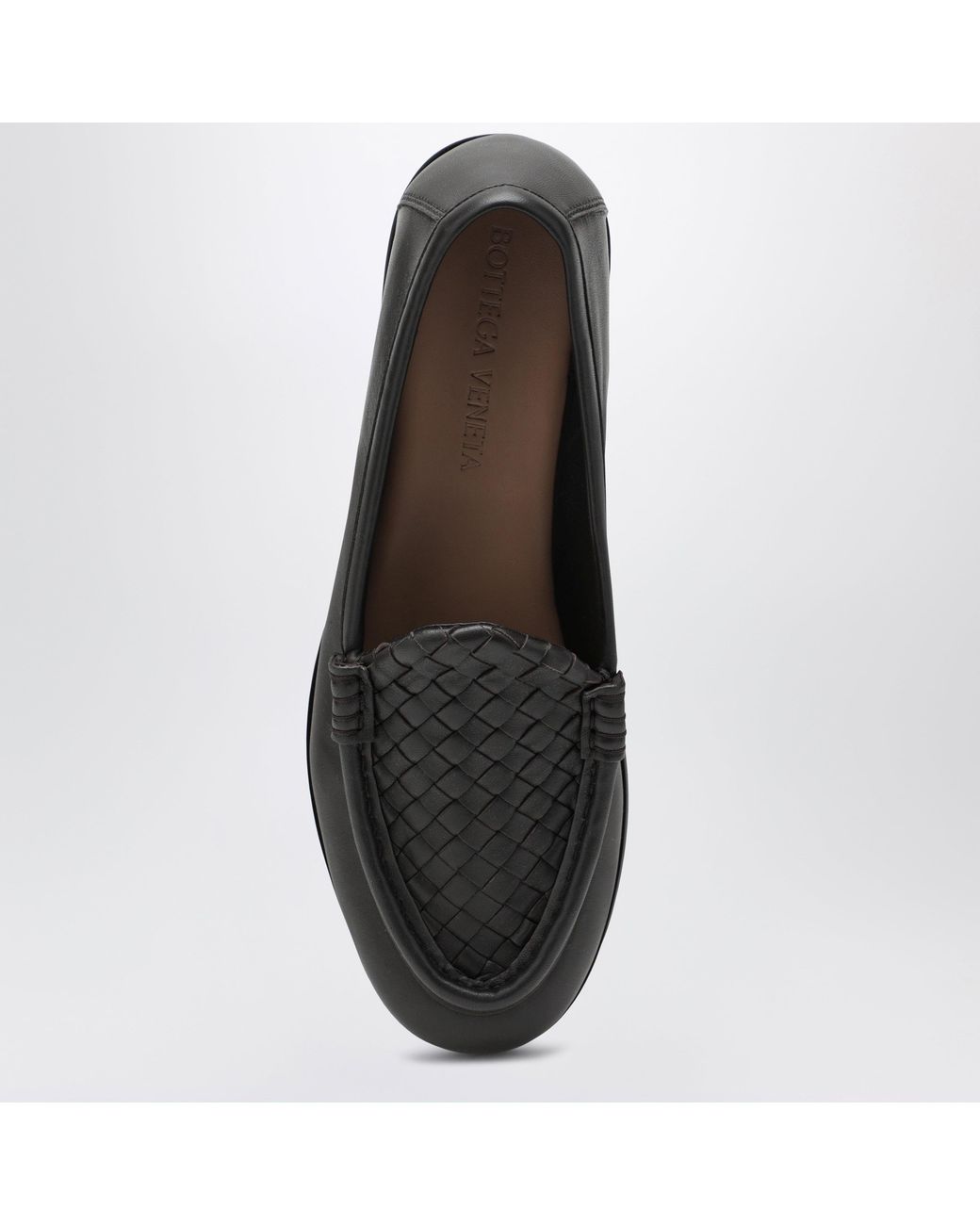 Bottega Veneta Black Silenzio Loafers