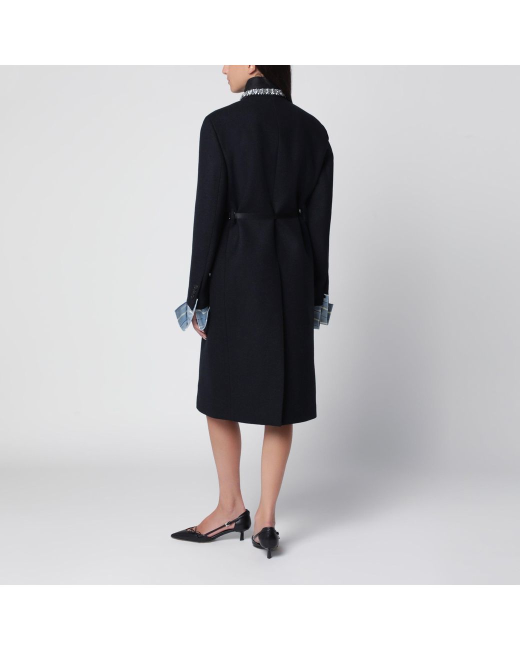 Cappotto Blu di Prada in Black