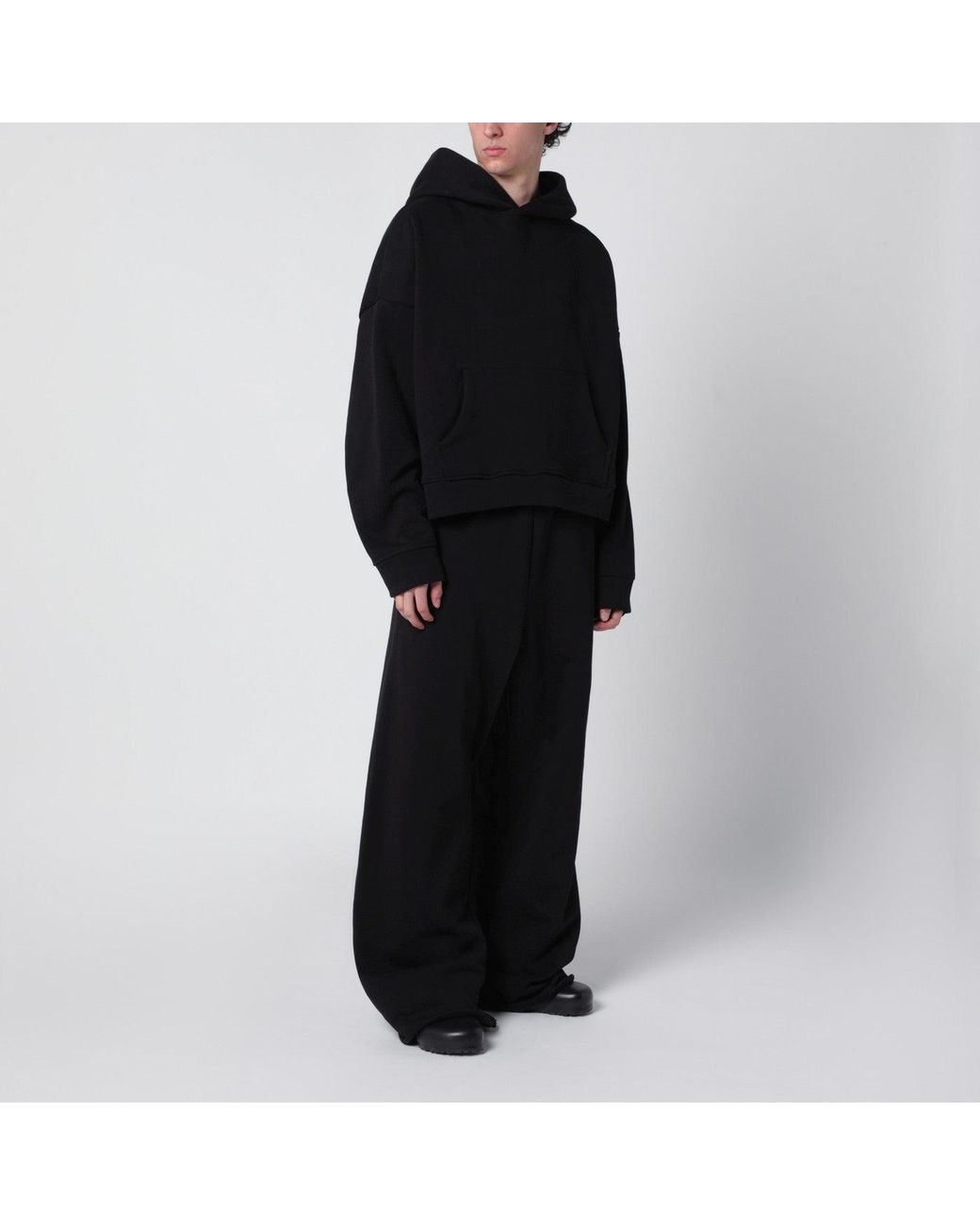 Entire studios Black Cotton Sweatshirt for men