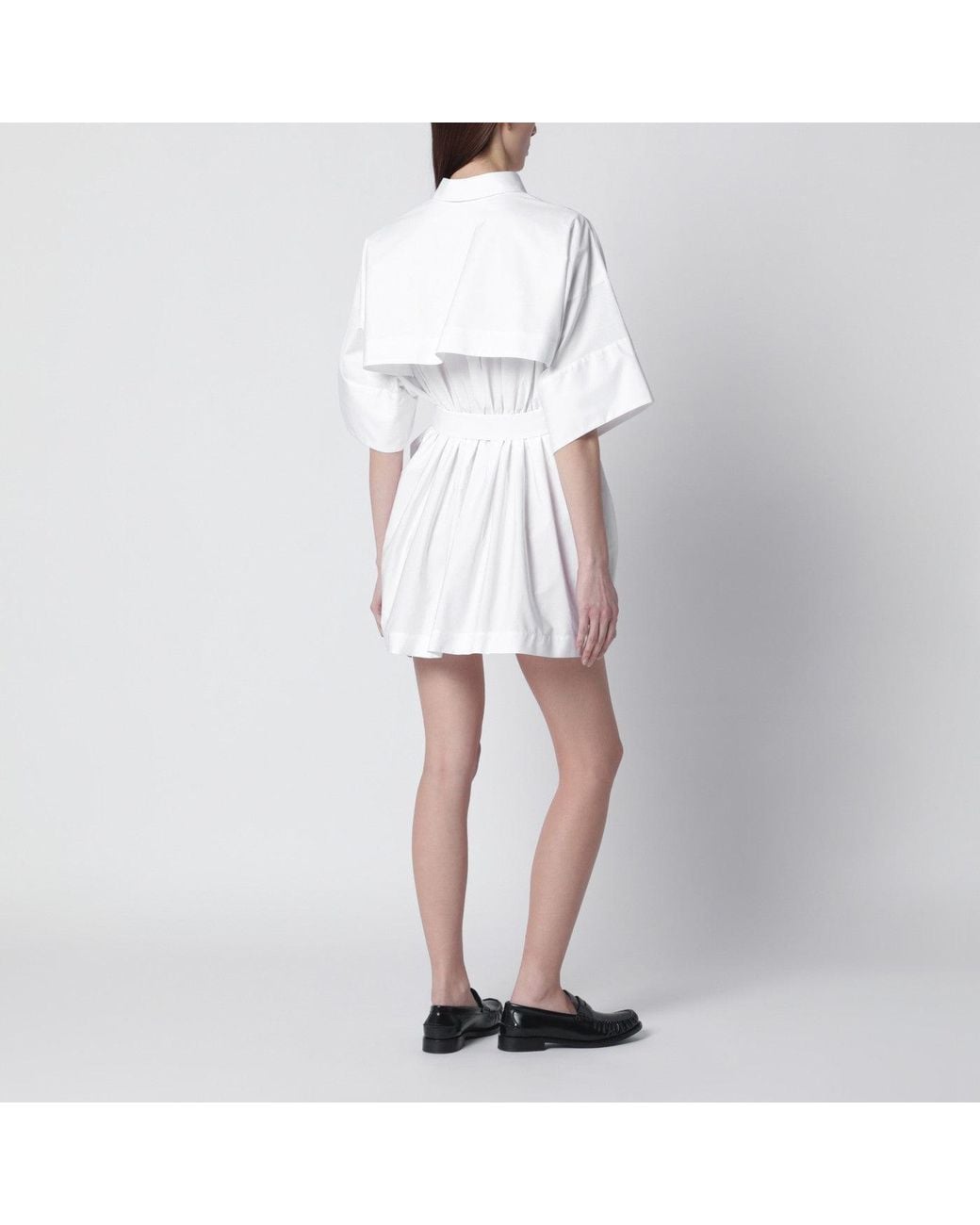 Givenchy White Mini Chemisier Dress