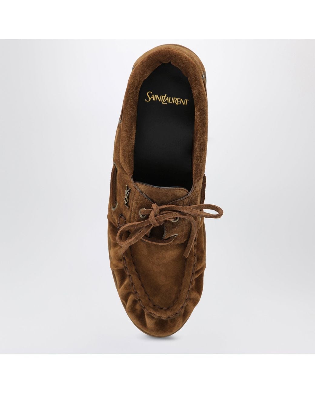 Saint Laurent Brown Le Loafer Lace-Up Loafers