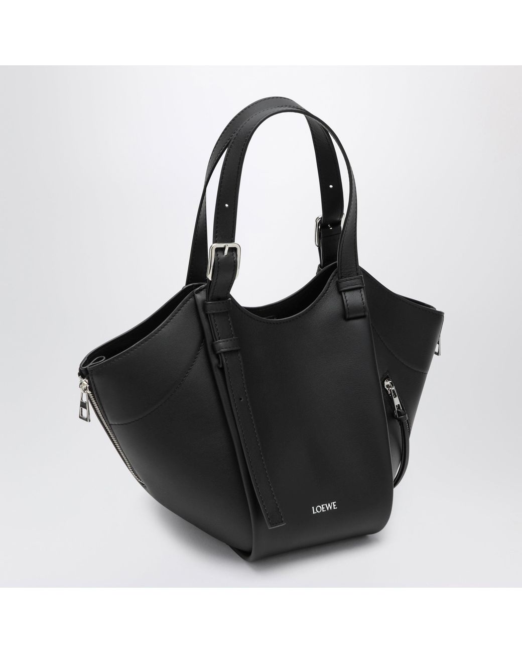 Loewe Black Hammock Zip Tote Bag