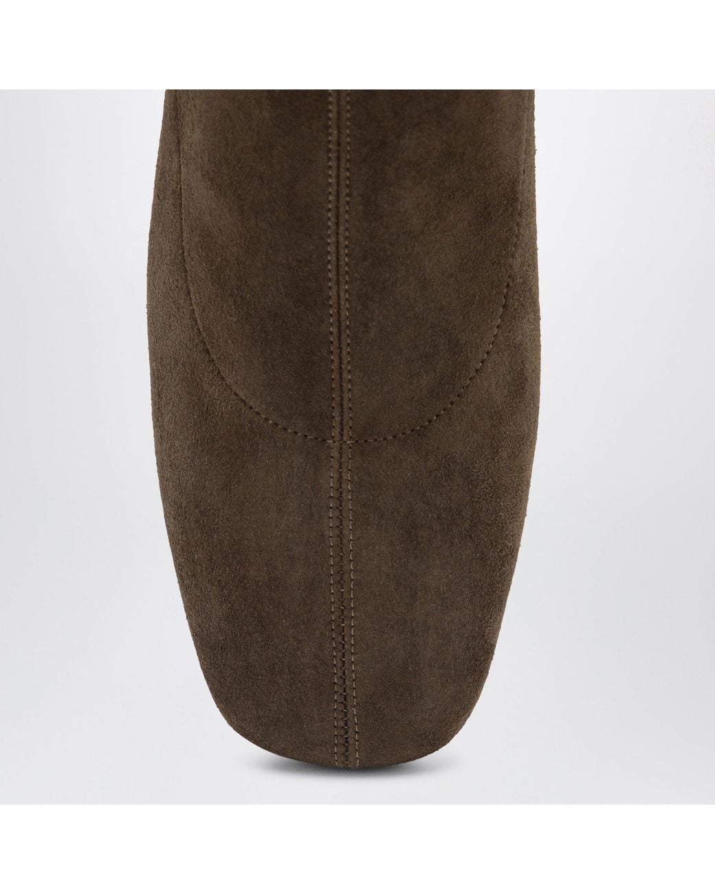Square Boot Design The Row Cindy Stretch Ankle Boots in Brown | Lyst