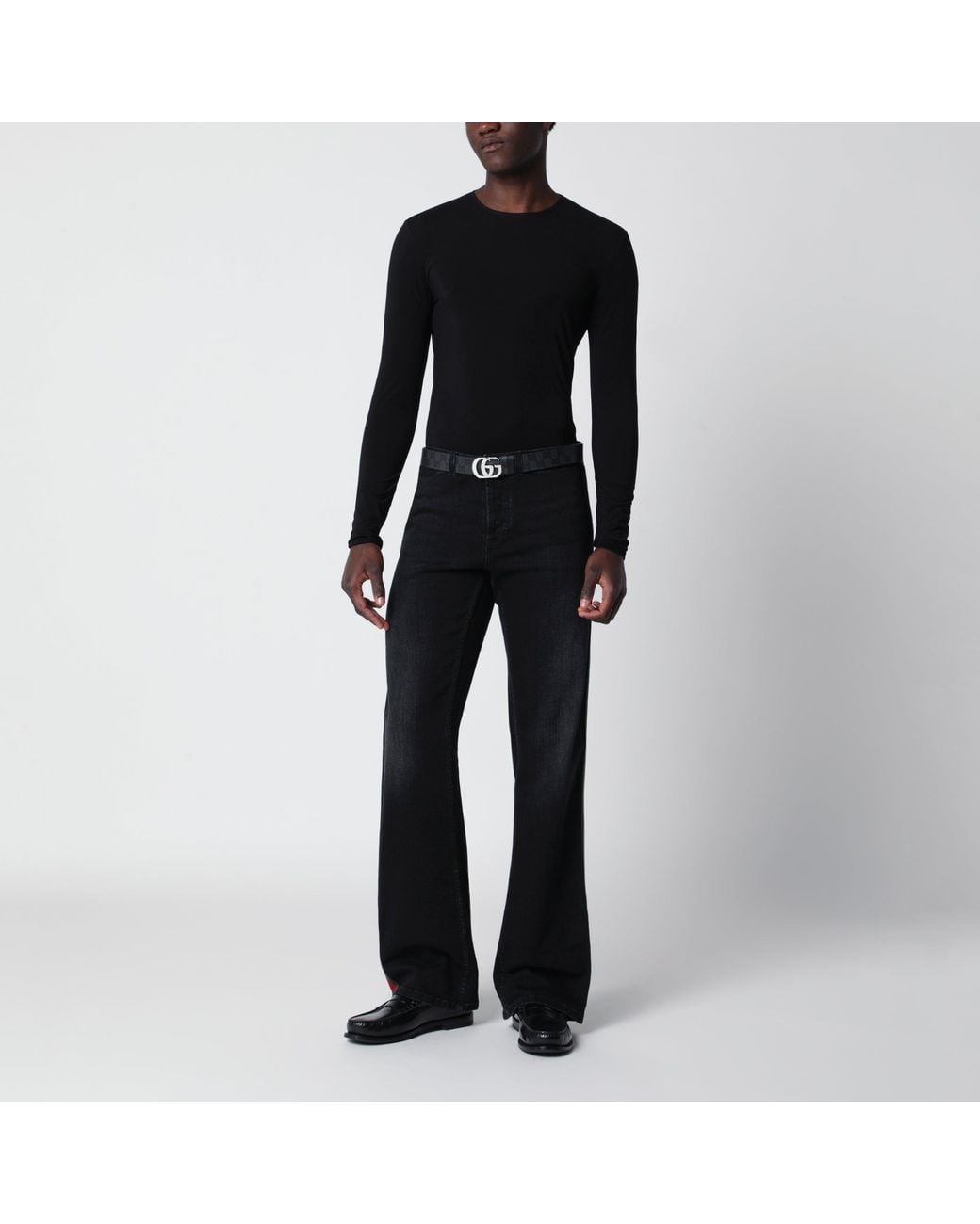Gucci Black Crew-Neck Knit for men