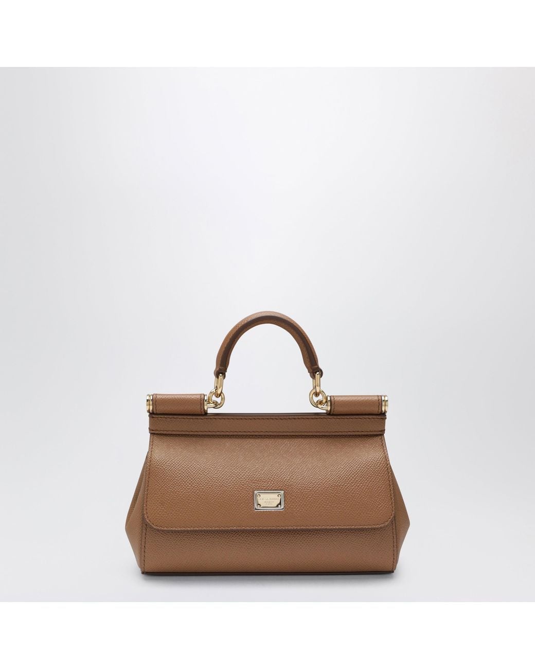 Dolce & Gabbana Brown Small Sicily Handbag