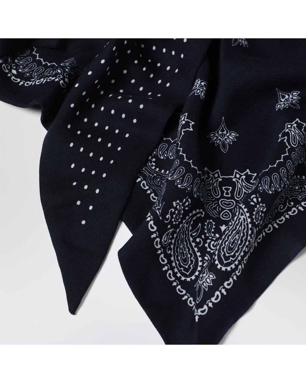 Destin Blue Triangular Bandana Scarf