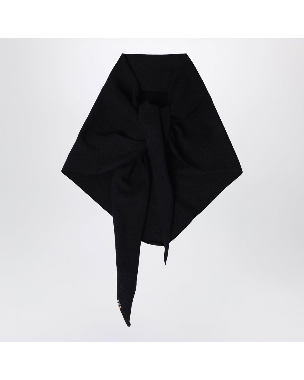 Extreme Cashmere Black Triangular Cashmere Scarf