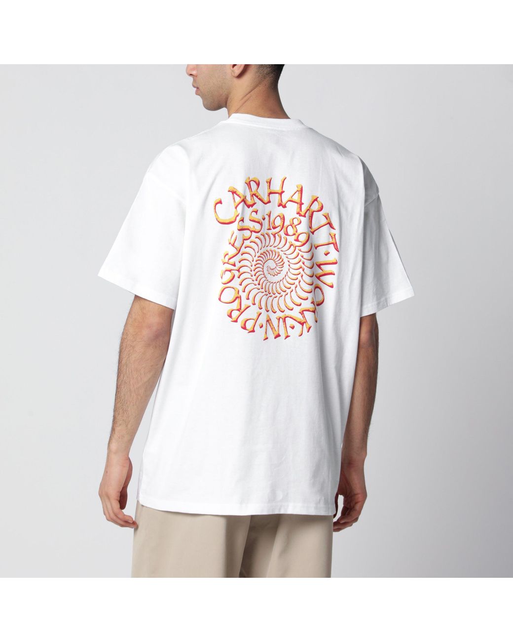 Carhartt White Spirals T-Shirt for men