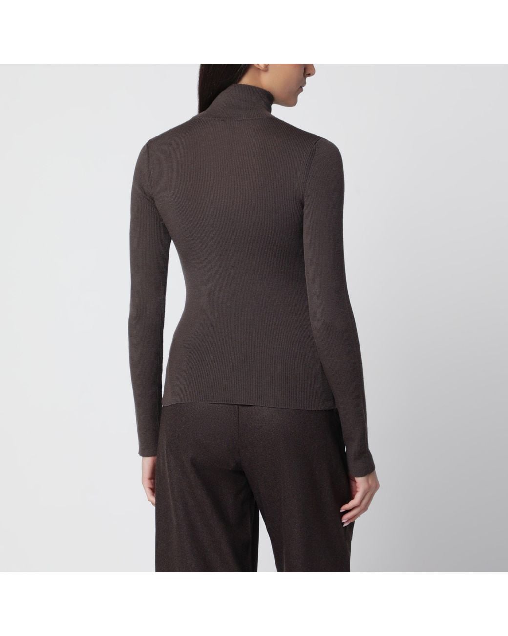 Max Mara Black Turtleneck Sweater