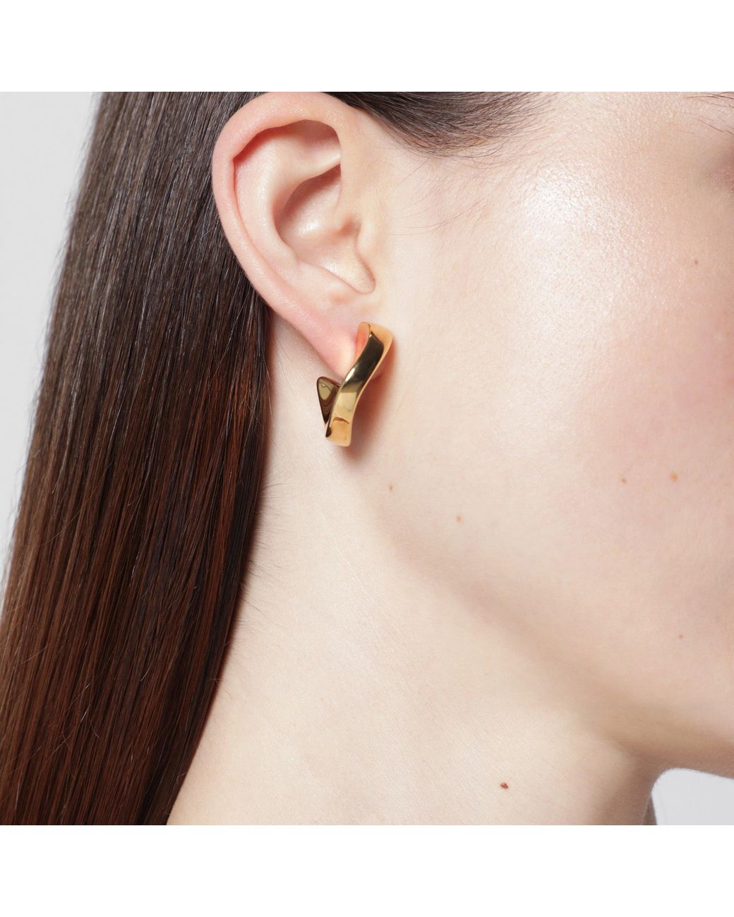 Bottega Veneta Metallic Plated Sterling Earrings