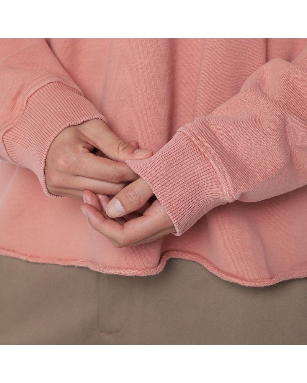 YMC Pink Cotton Crew-Neck Sweatshirt for men