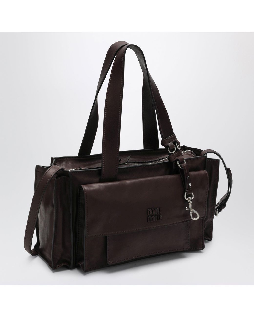 Miu Miu Black Utilitaire Shopping Bag
