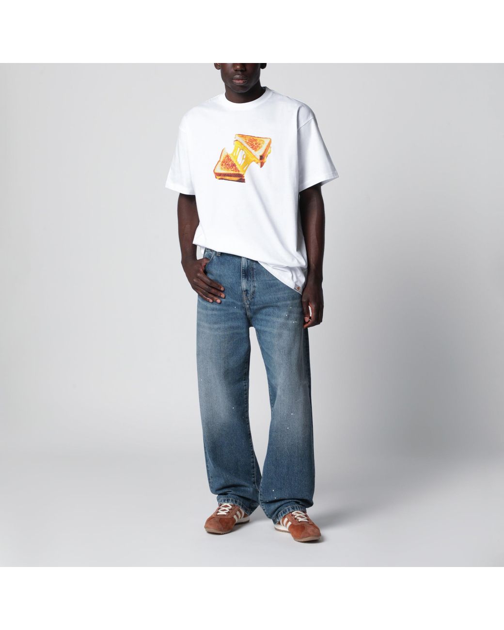 Carhartt White S/S Cheese Toast T-Shirt for men