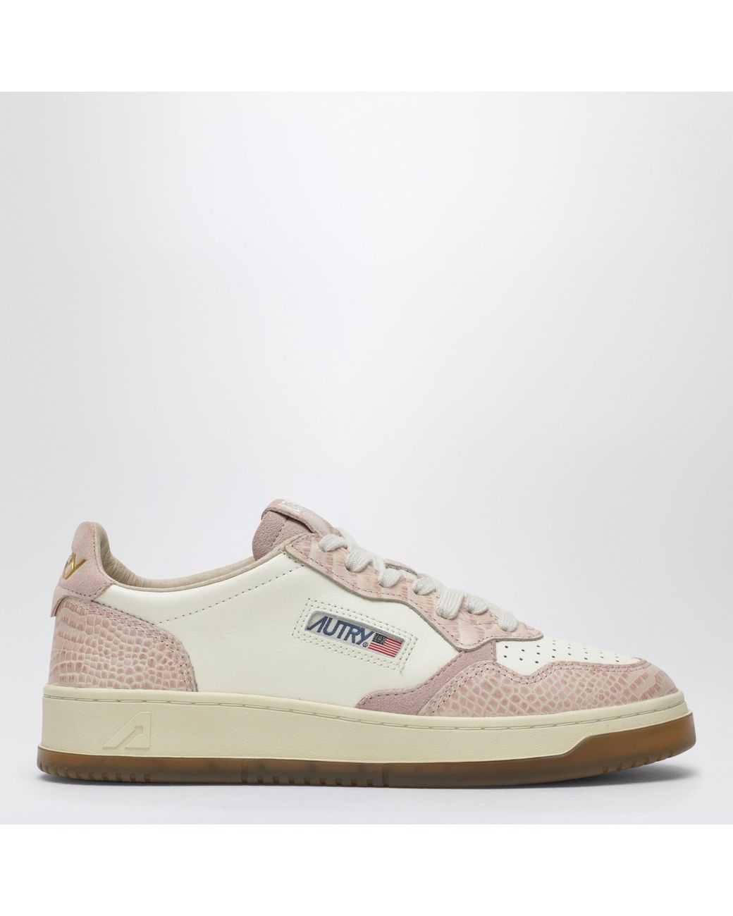 Autry White Medalist Low Sneakers