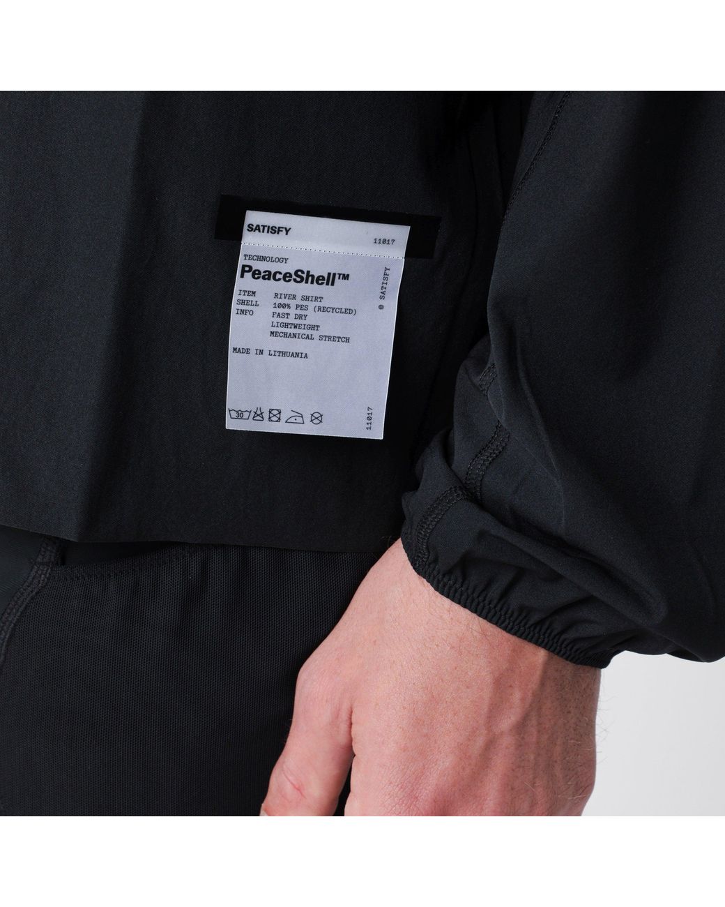 Satisfy Black Ambientwarp River Shirt for men