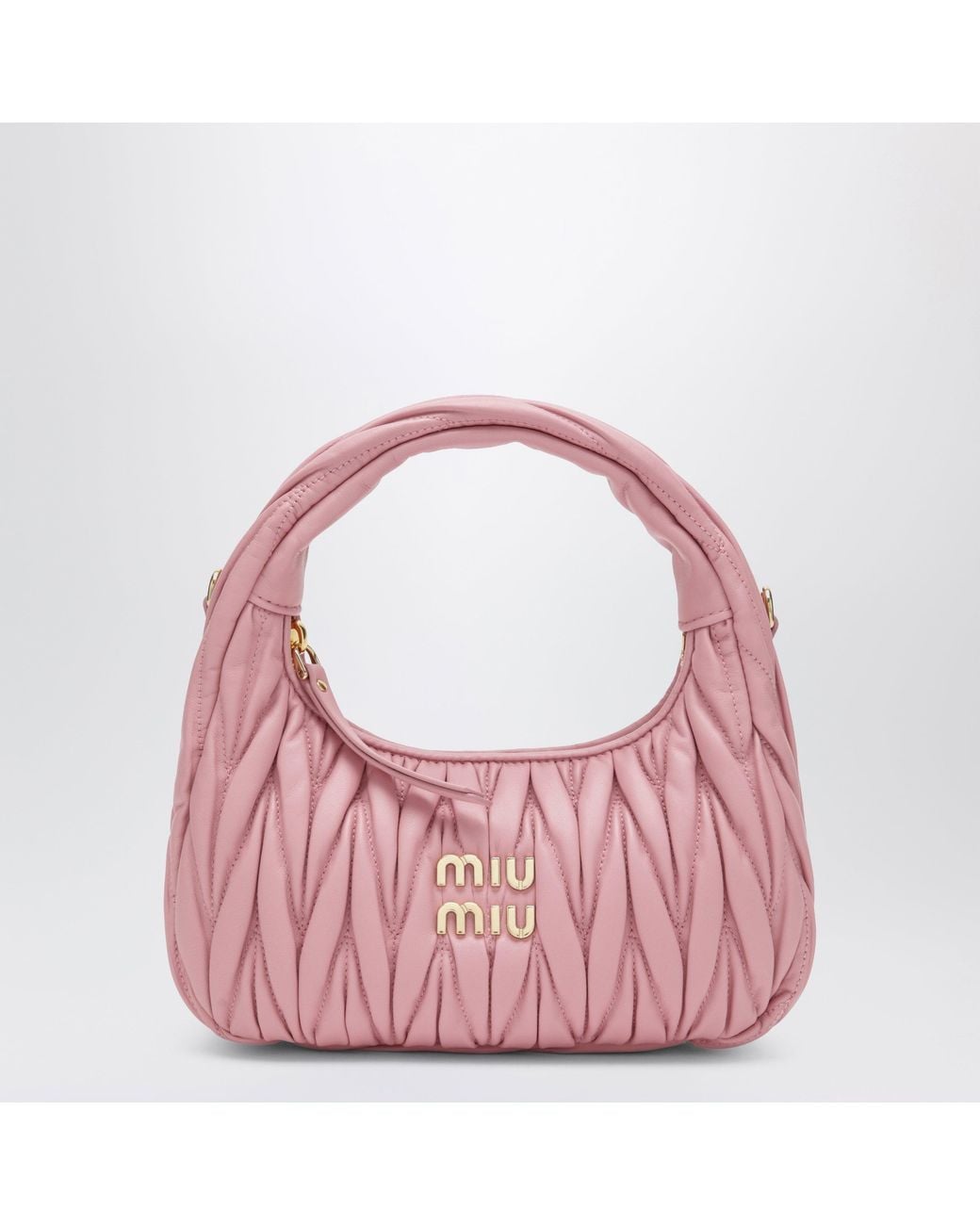 Miu Miu Pink Small Miu Wander Bag