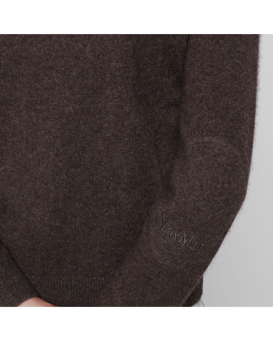 Max Mara Black Yak Crew Neck Sweater