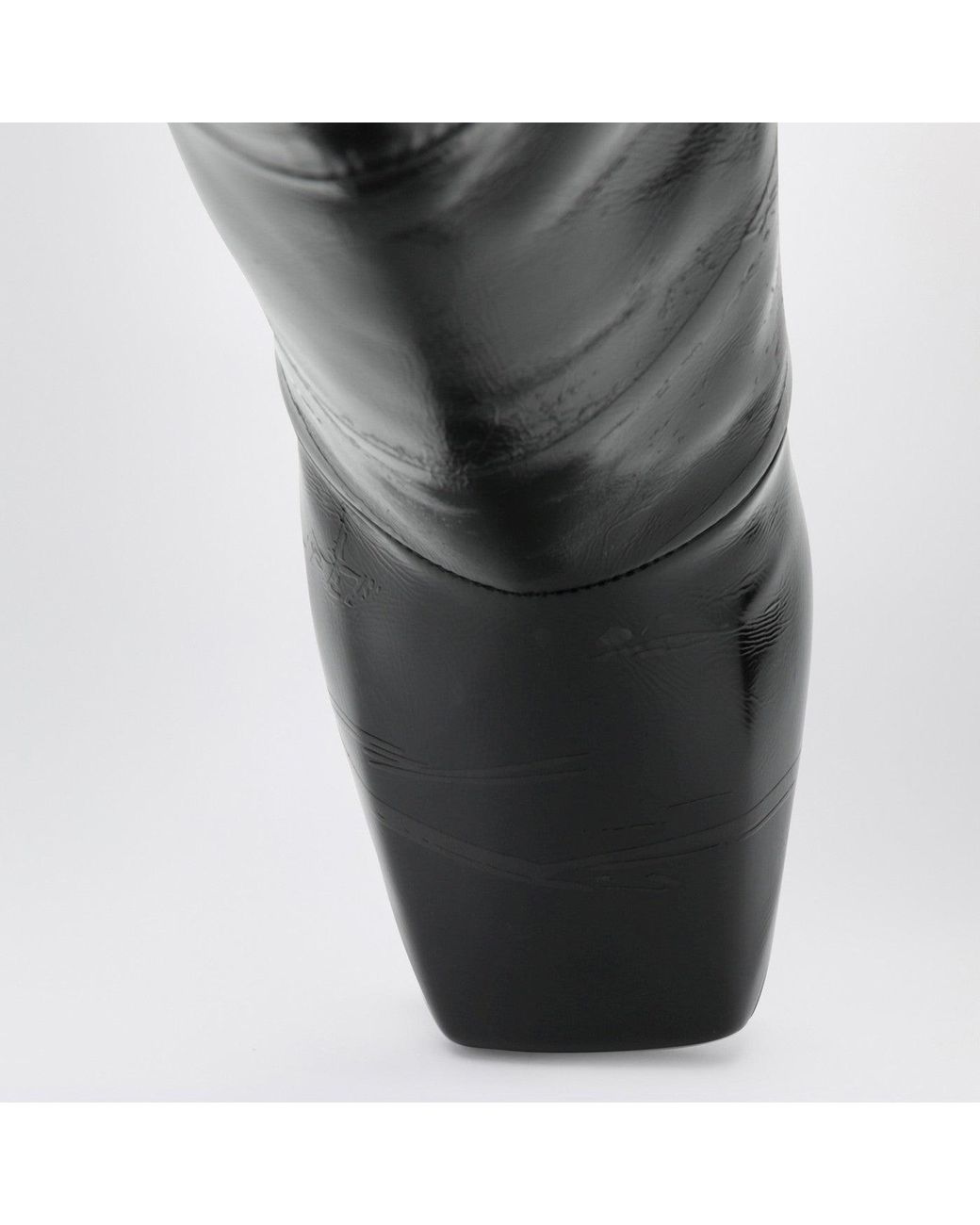 Givenchy Black Heeled Ankle Boots 'Square'