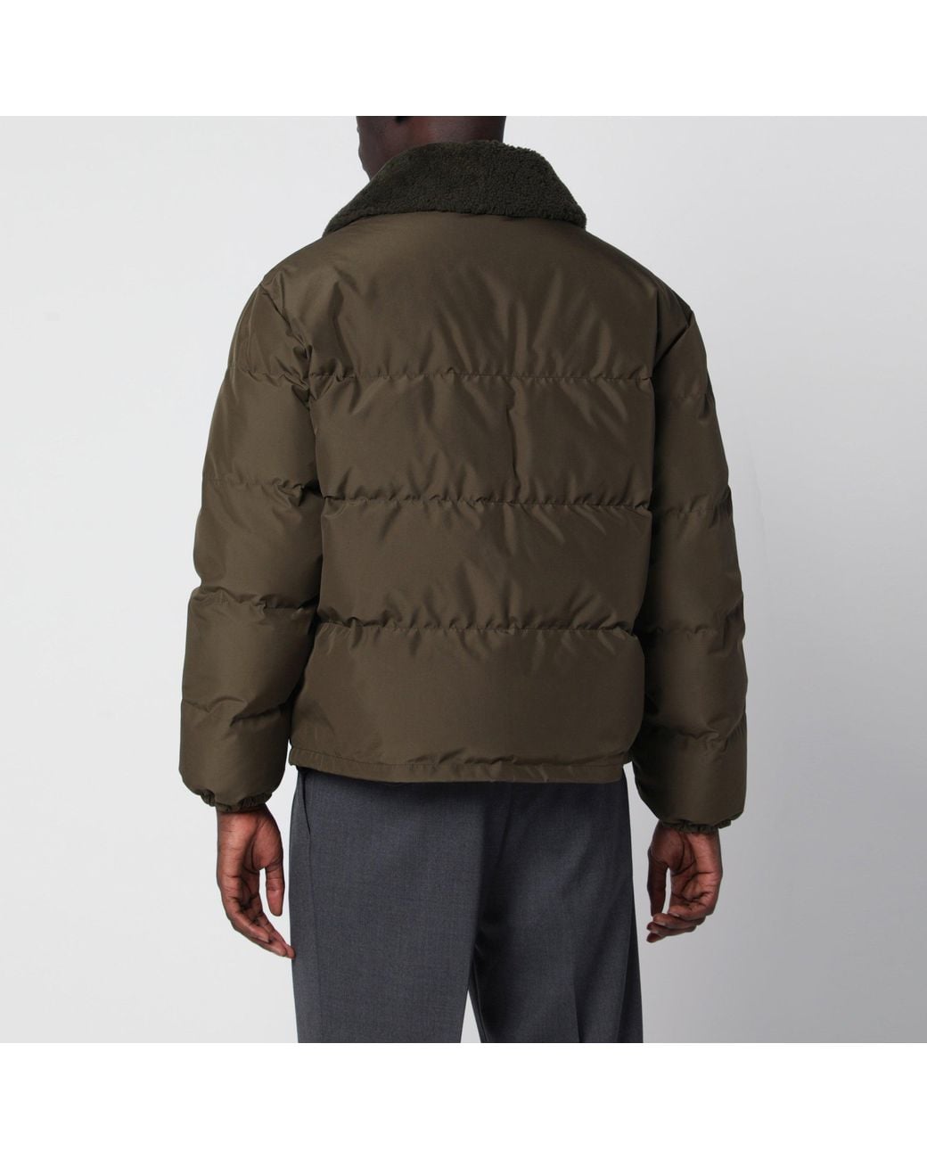 Prada Brown Forest Medium Down Jacket for men
