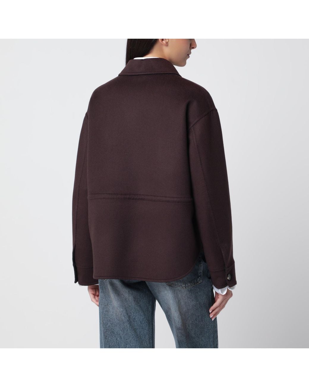 Loewe Black Wool And Cashmere Workwear Jacket