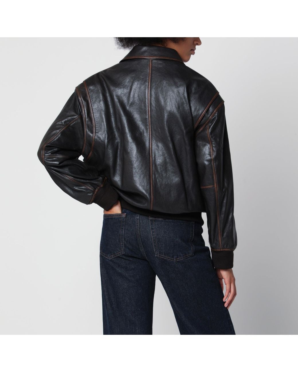 DUNST Black Dark Leather Blouson