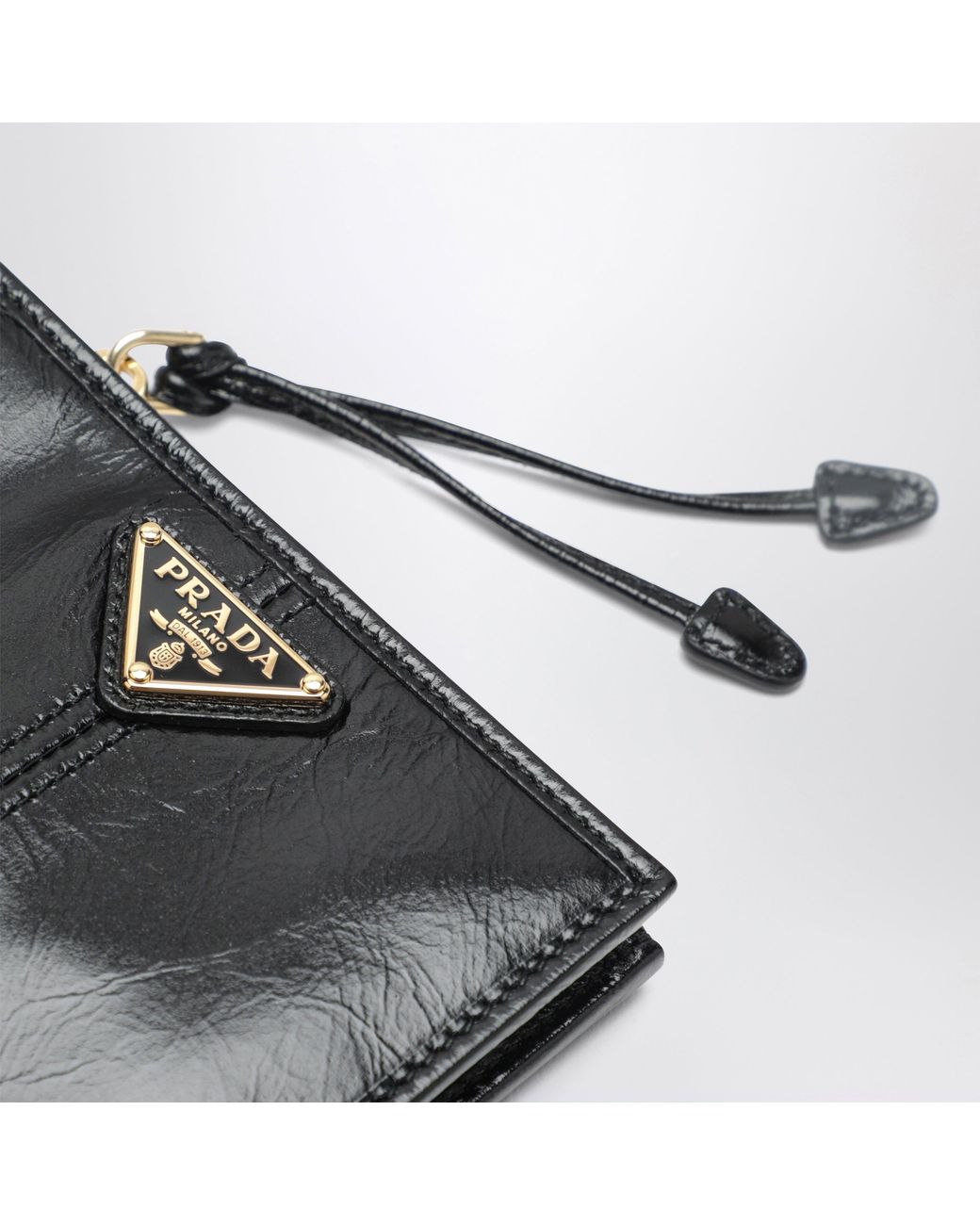 Prada Black Small Leather Wallet