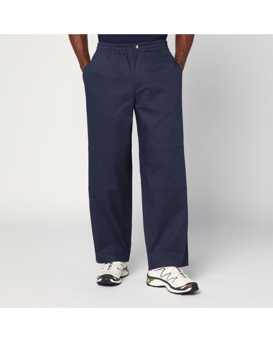Moncler Genius Blue Trousers for men