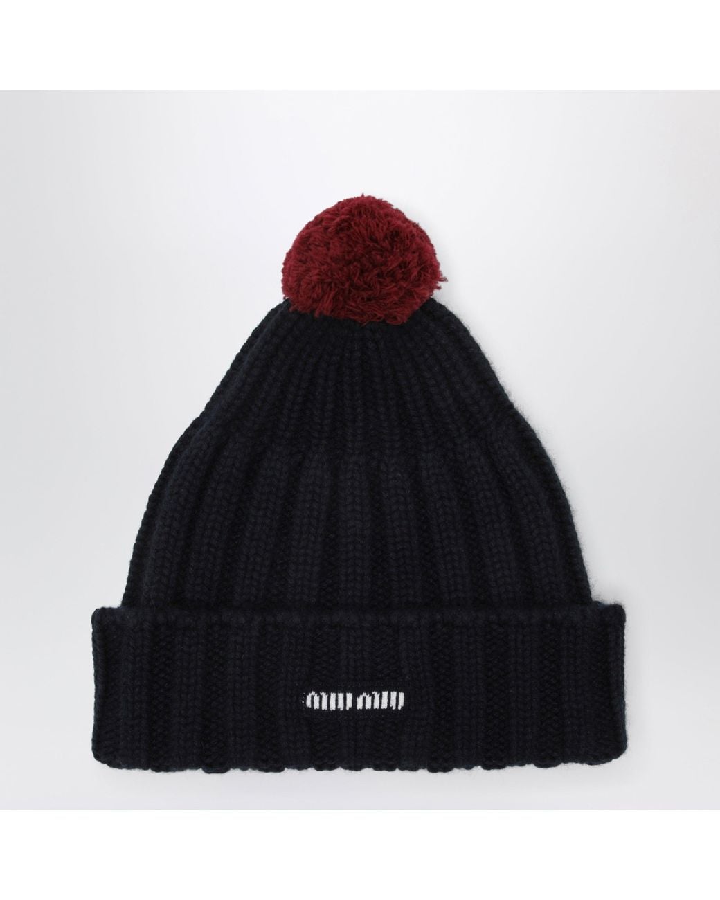 Miu Miu Blue Amaranth Beanie