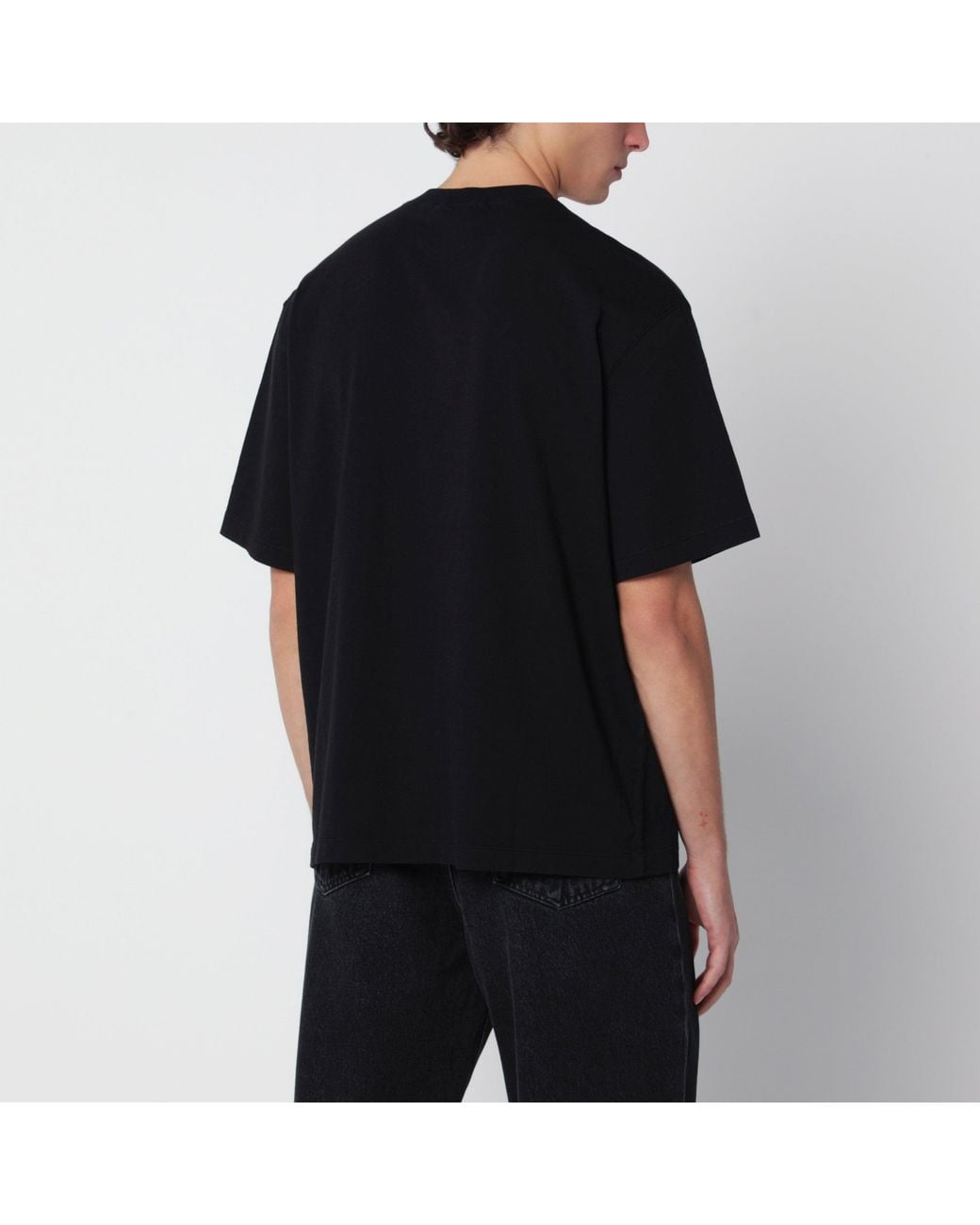 Stone Island Black Short-Sleeved T-Shirt for men