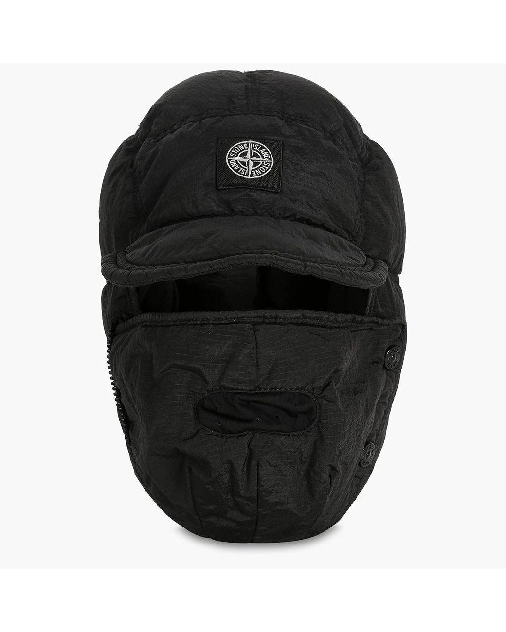 Stone Island Black Trapper Hat for Men | Lyst UK