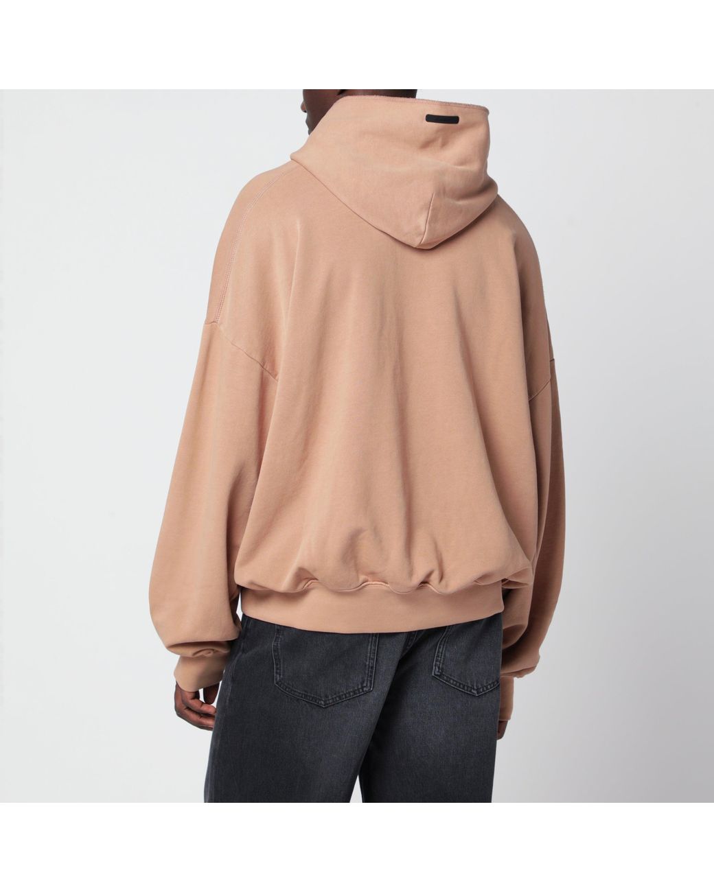 Fear Of God Orange Ginger 90's Cotton Hoodie for men