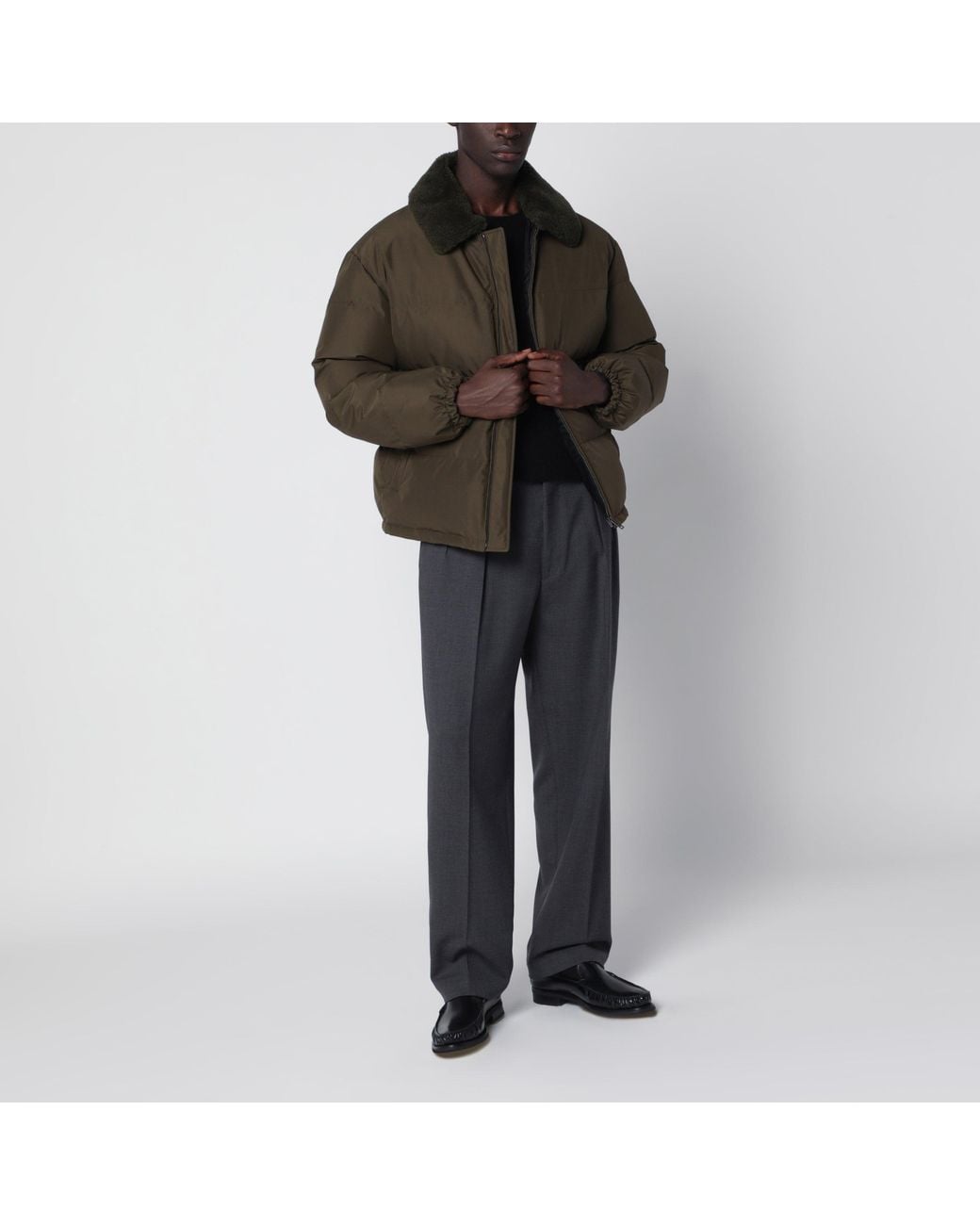 Prada Brown Forest Medium Down Jacket for men