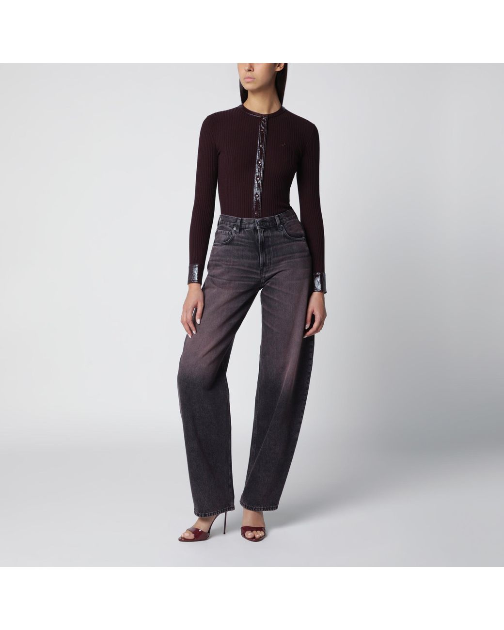 Haikure Purple Washed- Denim Jeans