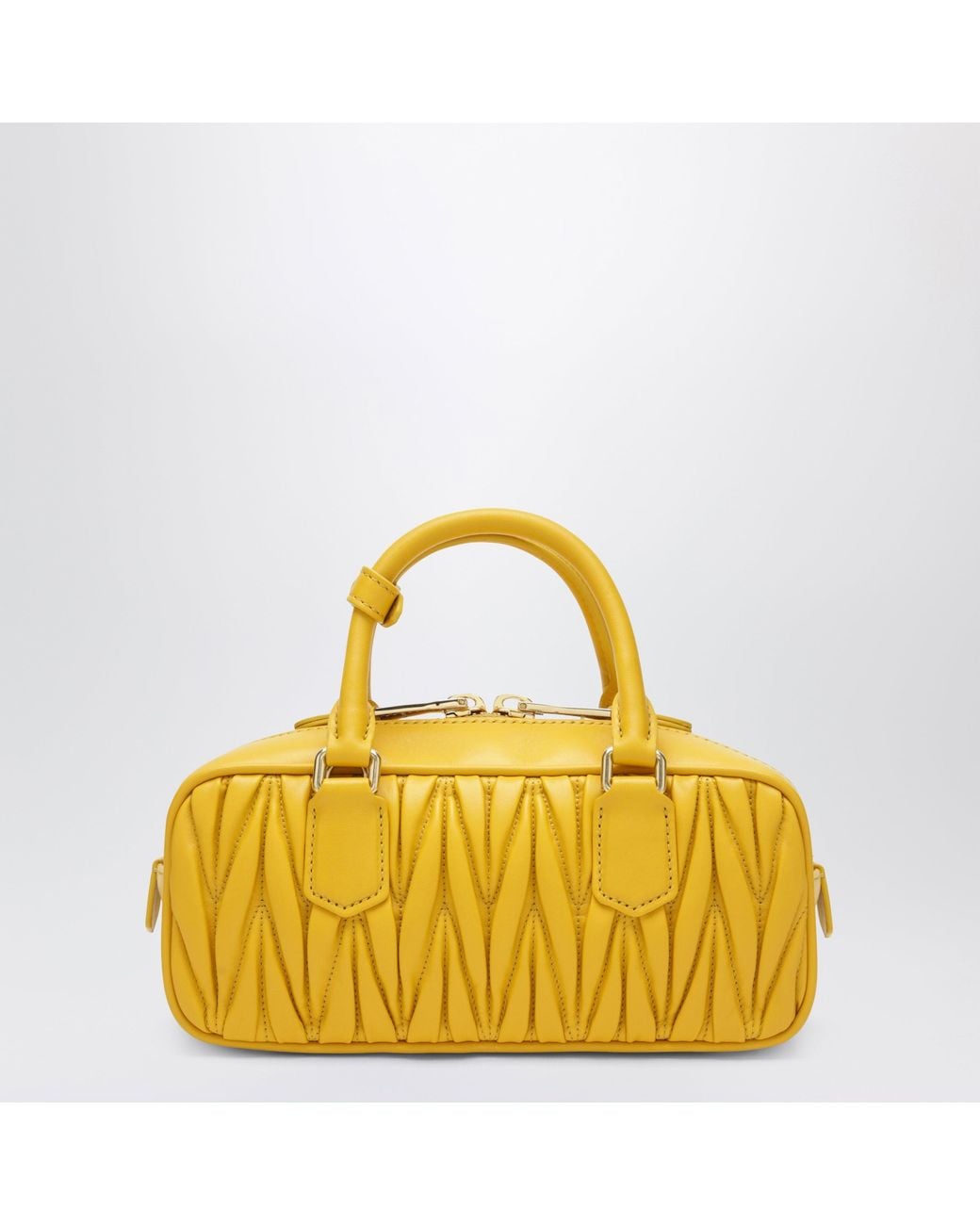 Miu Miu Yellow Arcadie Bag