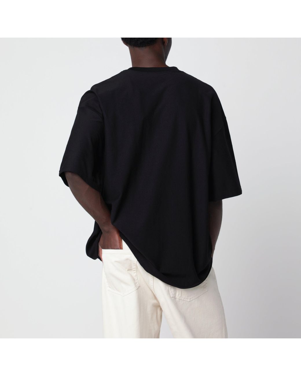 Carhartt Black Og Loose Organic Cotton T-Shirt for men