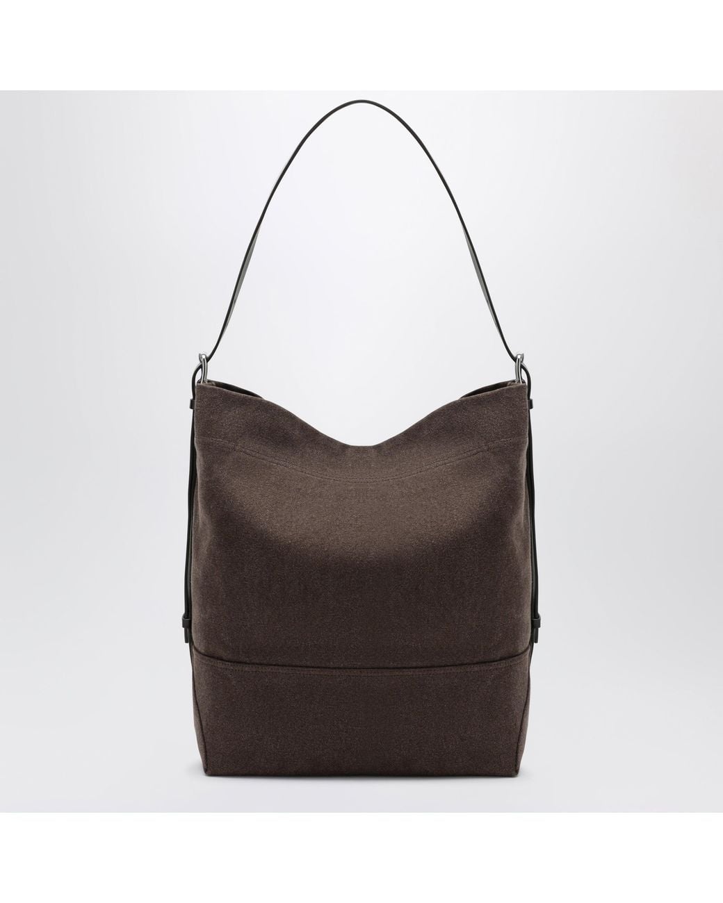 Lemaire Brown Belted Tote Bag